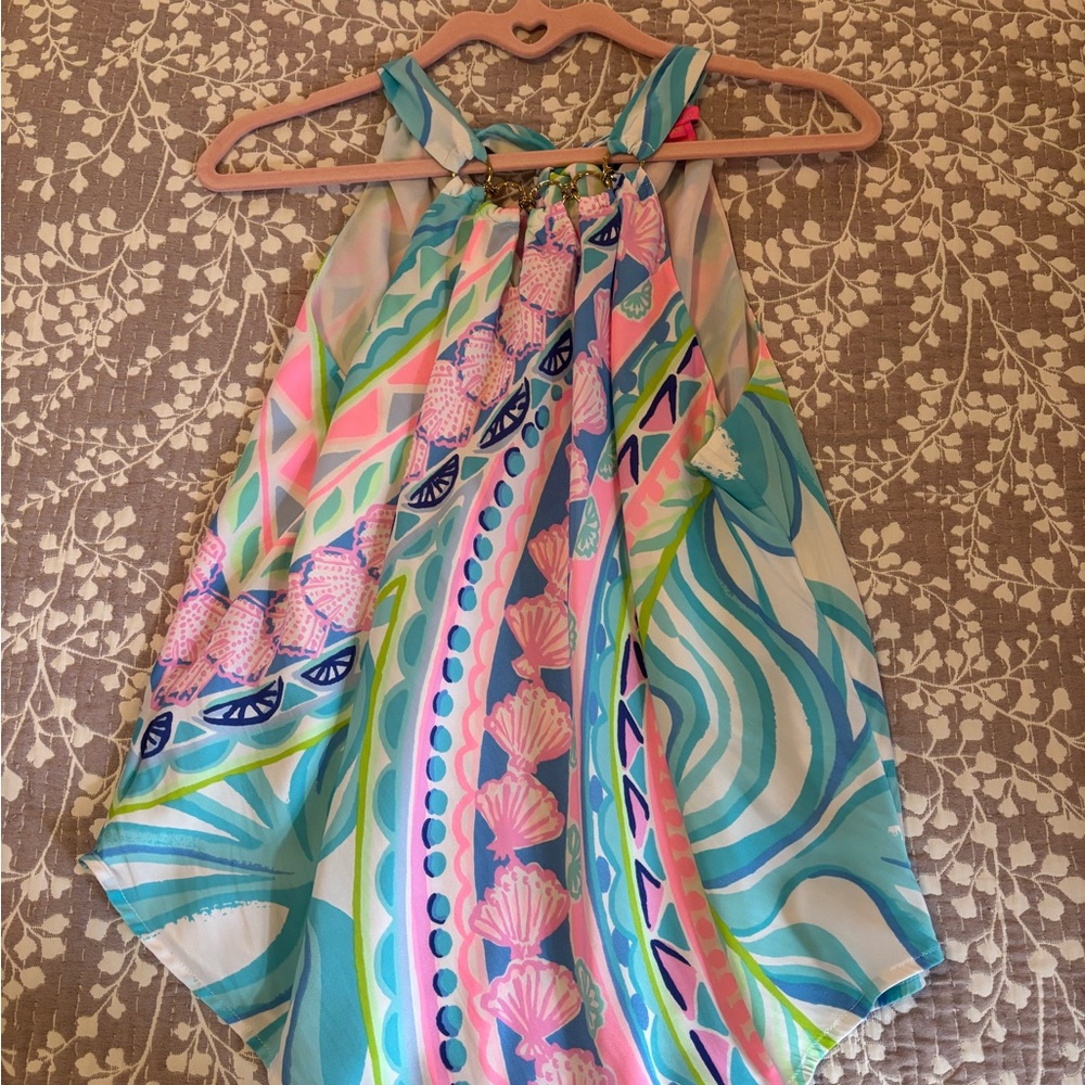 Lilly Pulitzer colorful Halter Neck Top
